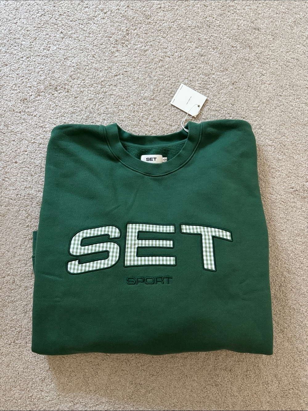 SET Active Crewneck - Lawn